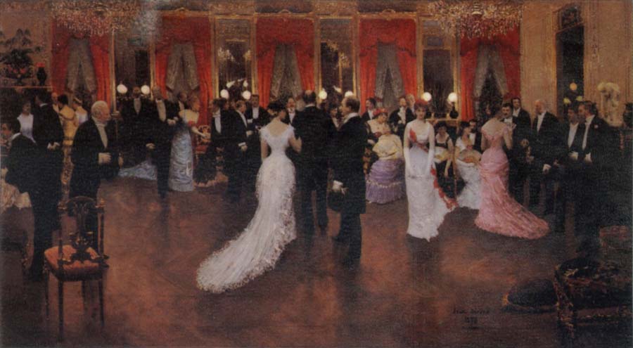 Jean Beraud An Evening Soiree